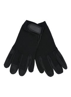 Regal Leather Grip Hook and Loop Closure Mechanics Gloves Black X-Large 99473  - Image 2