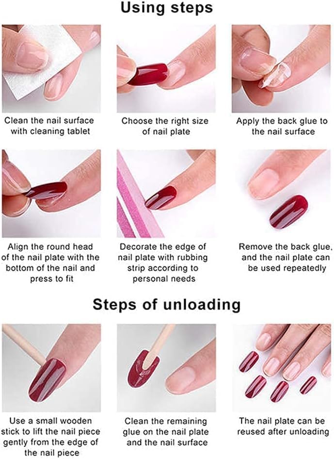 ZOONA ZOONA 24PCS Everlasting French Nails Artificial Nails Art Set Lightweight Long Lasting Easy To Use Quick Fix For Festivals Special Occasions 0W769 - Image 5