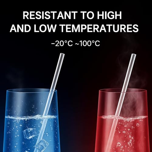 MOLOVA 4 Pack Reusable Straw for Stanley Cup 14/20oz | 30oz | 40/64oz, Replacement for Stanley Straw，Food Grade & BPA Free(Clear/White/Black/Blue，40/64oz) - Image 3
