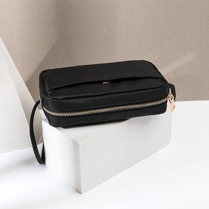 YONBEN Womens nylon Crossbody Bag Small Shoulder Handbags Ladies Designer Satchel Purse (Black-nylon, S) - Image 2
