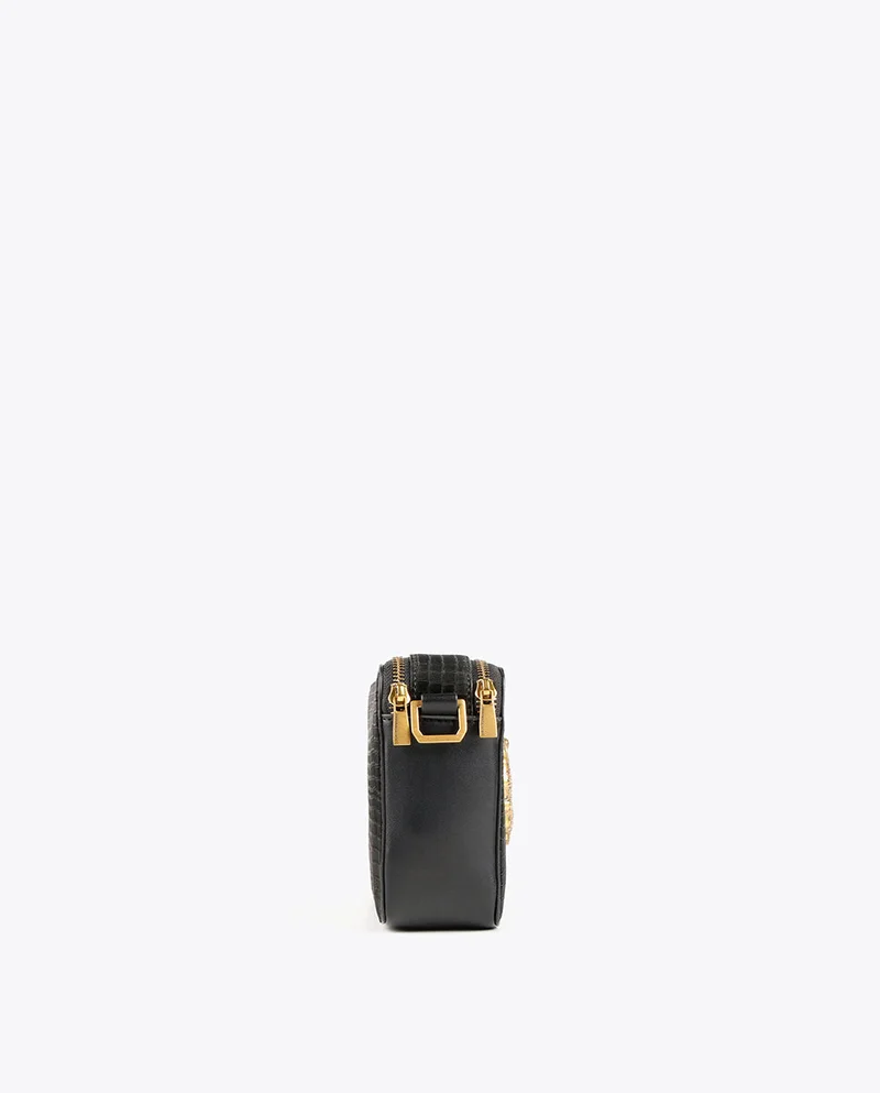 Lola Casademunt Mock croc faux leather crossbody bag