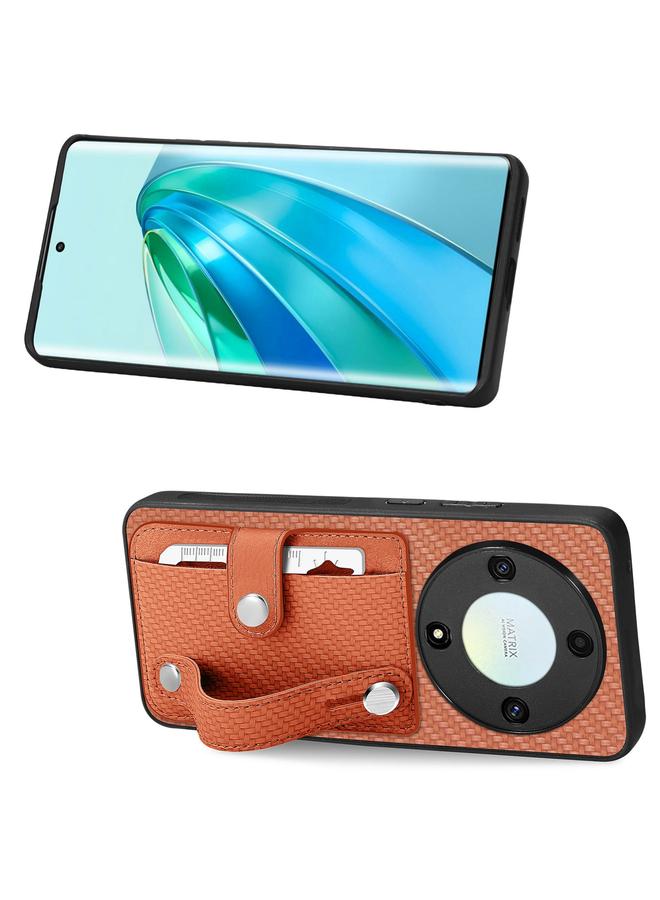 S-TOP Case For Honor X9A Wristband Kickstand Card Wallet Back Cover Phone Case with Tool Knife - Image 2