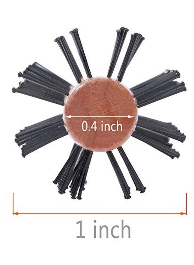 Perfehair فرشاة صغيرة مستديرة للشعر القصير، بكرة تصفيف الشعر الصغيرة مقاس 1 بوصة للنساء والرجال، الأفضل للشعر الخفيف وتصفيف اللحية ورفعها وتجعيدها - Image 5