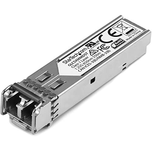 Startech.com StarTechcom Cisco GLCSXMMD Compatible SFP Module 1000BASESX 1GbE Multimode Fiber MMF Optic Transceiver 1GbE SFP LC 550m 850nm DDM Cisco Firepower ASR920 IE2000 GLCSXMMDST - Image 1