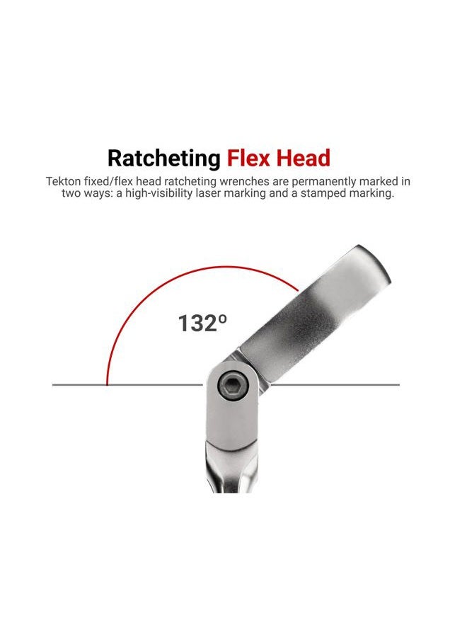 Tekton Long Fixed/Flex Head 12-Point Ratcheting Box End Wrench Set with Modular Organizers, 19-Piece (6-24 mm) | WRB95304 - Image 4