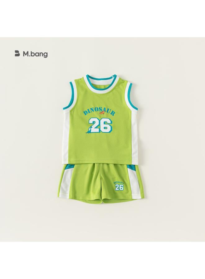 Babycity Boys' Sports Style Two-piece Summer Children's Clothing Blueball Clothing Children's Suit Children's June Children's Costume