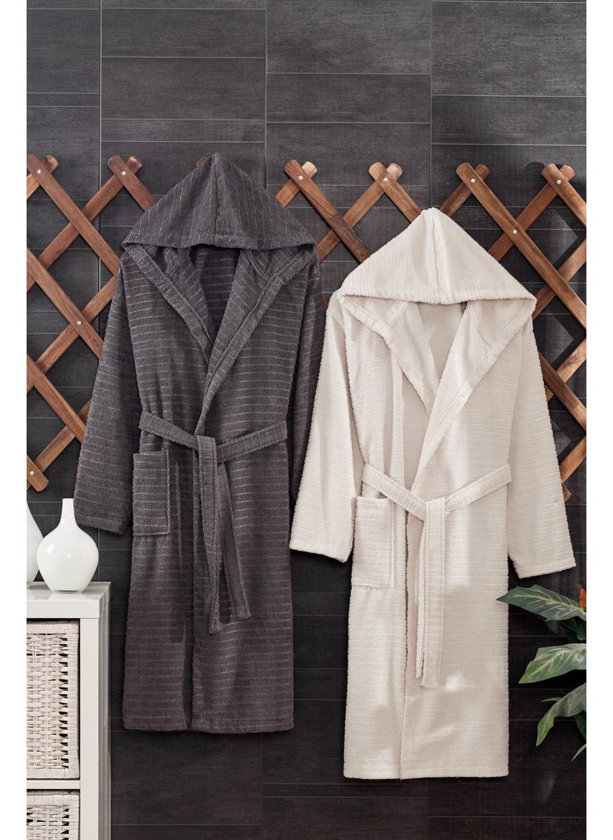 Casnack Quina 2-Piece Hooded Oversize Bathrobe Set  - Image 1