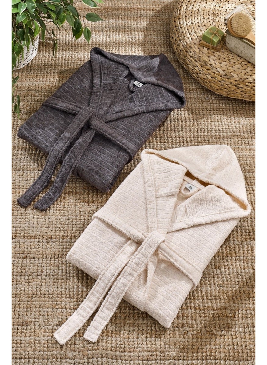 Casnack Quina 2-Piece Hooded Oversize Bathrobe Set  - Image 5