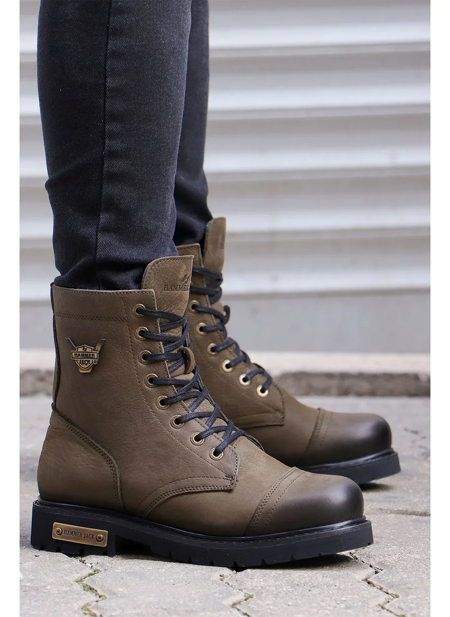 Hammer Jack 18505 Leather Zippered Men's Boots (36-45)