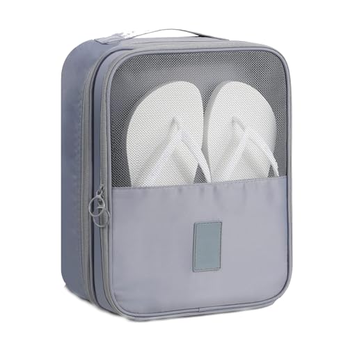 Storescent Compact Shoe Bag/Organizer/Pouch | Protect 3 Pairs of Shoes | Perfect for Travel and Daily Storage (Assorted Color) - Image 1