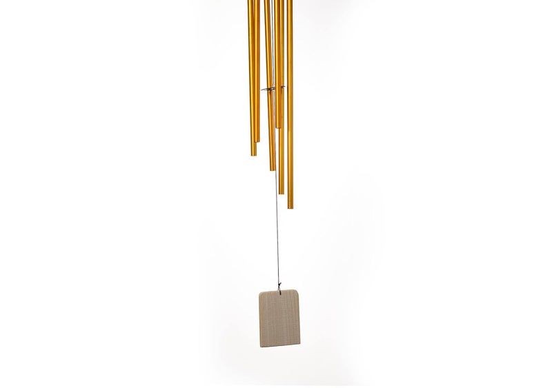 Tej Gifts Metal Wind Chime 65 x 65 x 66 cm Golden - Image 3