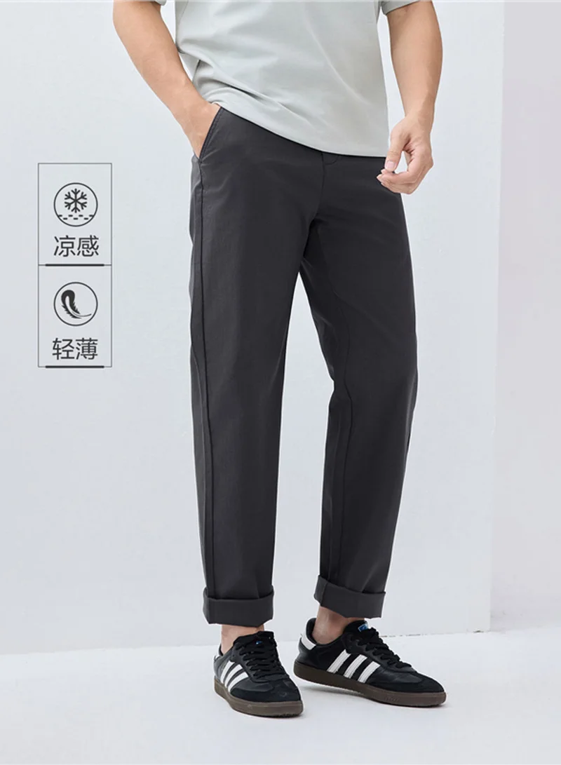 Men’s Mid Rise Regular Fit Stretch Twill Pants
