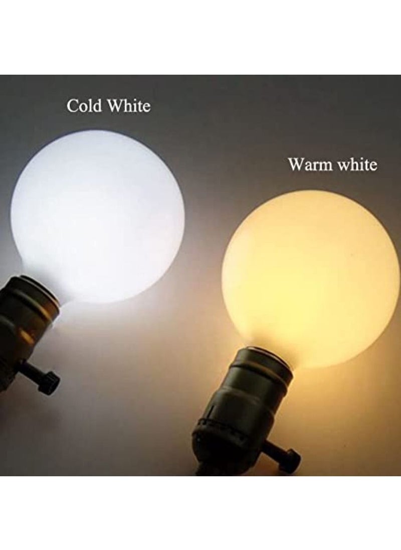 QUESERA - G95 LED Large Globe Light Bulbs Edison E27 Energy Saving Lamps 6W COOL & WARM White Omnidirectional Lighting - Image 1
