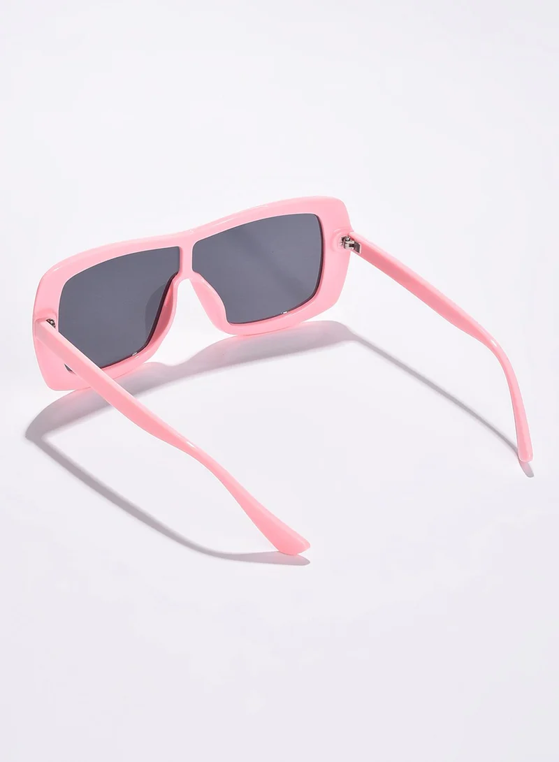 Haute Sauce Black Lens Pink Wayfarer Sunglasses