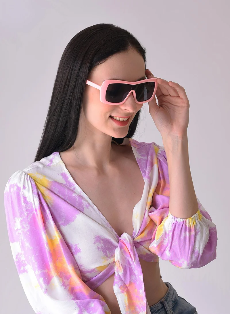 Haute Sauce Black Lens Pink Wayfarer Sunglasses