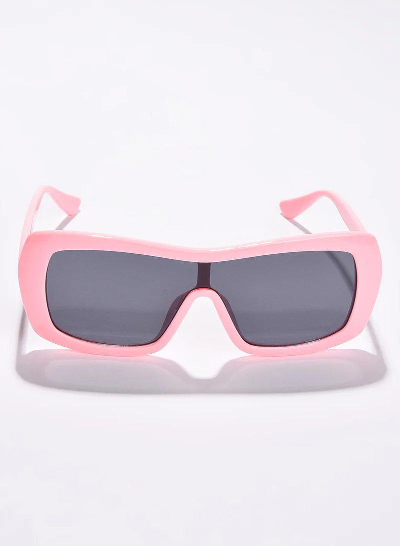 Haute Sauce Black Lens Pink Wayfarer Sunglasses