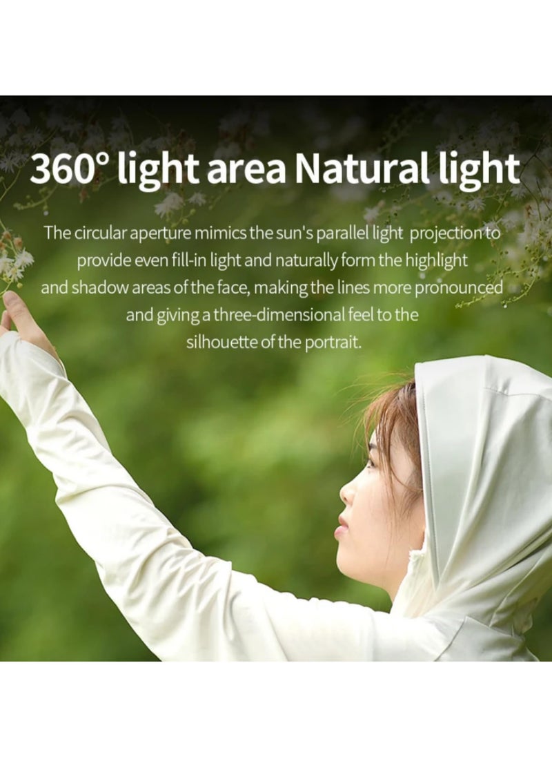 Generic 1PCS Magnetic Cat Ear Fill Light for DJI Pocket 3 - Portable, Multifunctional, and Adjustable with USB Charging - White, Warm, and Soft Light Modes - Includes Expansion Rack Accessories  - Image 4