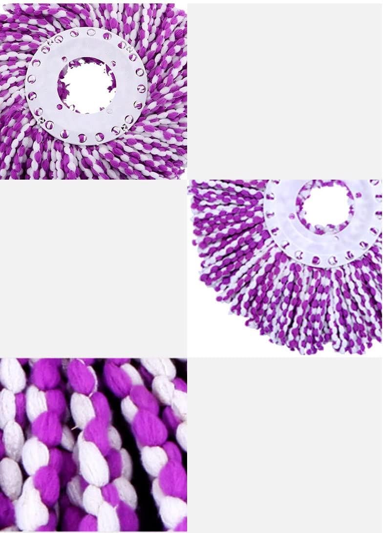Microfiber Spin Mop Refills Head Mop Head Refills for Spin Mop Spin Mop Replacement Head Mop Replacement Heads for 360° Spinning (Pack : 2 Pack) (4 Pack) - Image 2