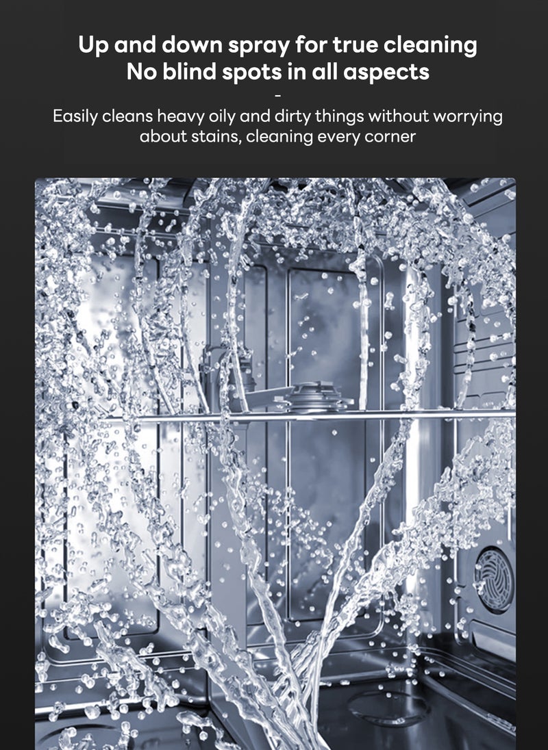 Sharpdo Portable Dishwasher, Installation-Easy Energy-Saving Portable Dishwasher With 5-Liter Water Per Time, Tableware Capacity for 8 People - Image 4