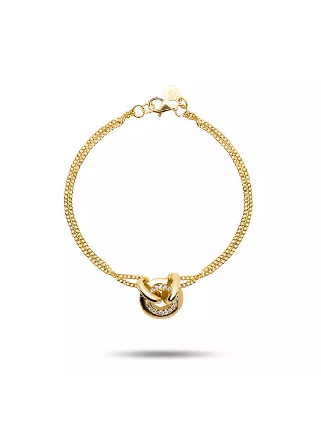 Ruby Art Gold 18K Pure Gold Bracelet for women  Gold bracelet with gem ring  - 6.35Gram - Image 1