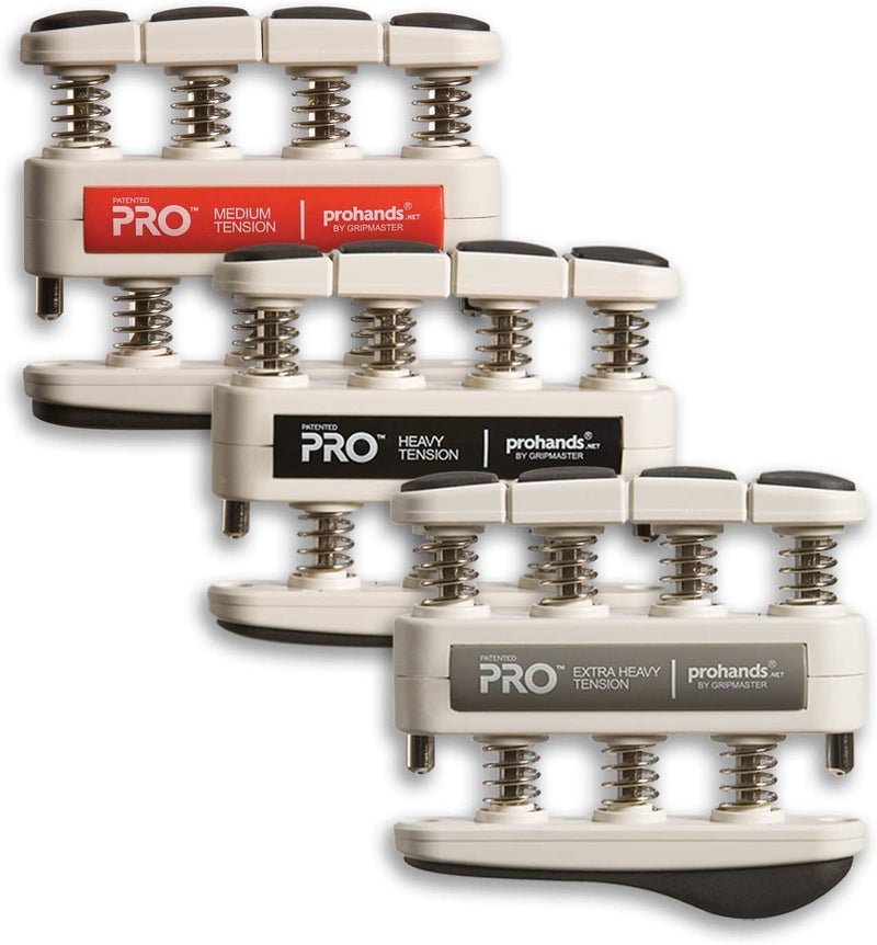 Prohands PRO Hand Exerciser, Finger Exerciser (Hand Grip Strengthener), Spring-Loaded, Finger-Piston System, Isolate and Exercise Each Finger - Image 1