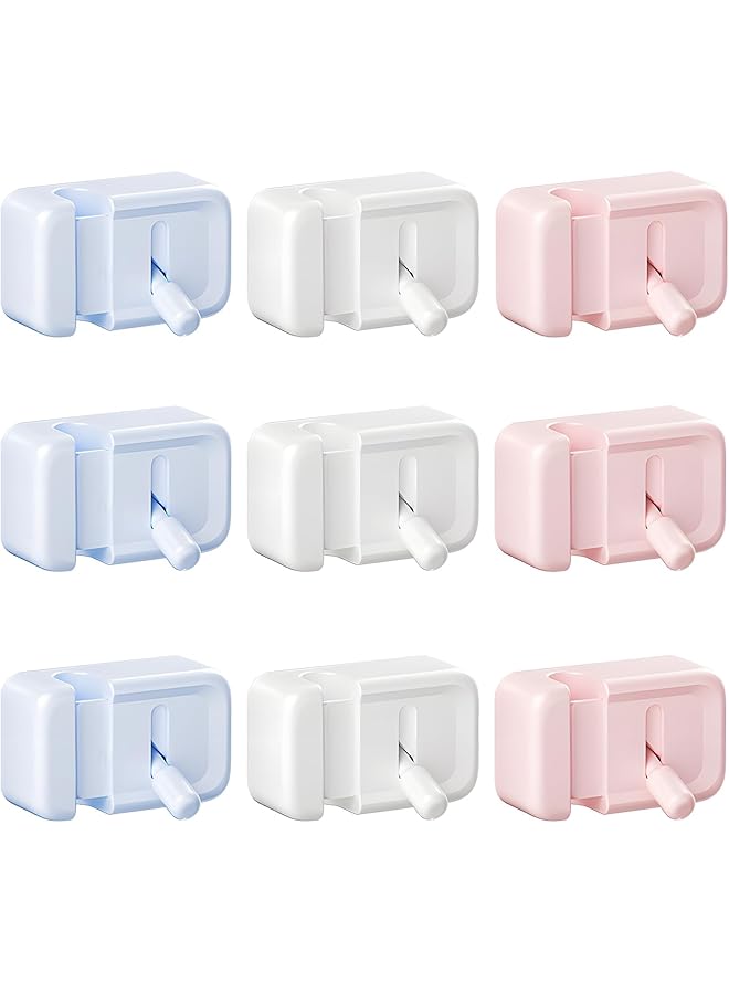 9 Pcs Cord Organizer Cable Clips, Adjustable Toggle Switch Wire Management for Desk, Home, Office & Car, Tangle-Free Cable Holder