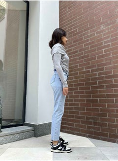 Mom-Fit - Light Iced Blue Wash Jeans. - pzsku/ZFBF857D288B1130F8696Z/45/_/1733180115/8d9bb943-0004-4985-ae7c-ccab5fc80ca3