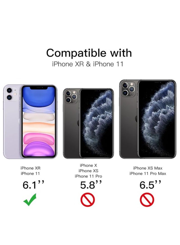 Denx Privacy Screen Protector for iPhone 11/XR, Tempered Glass Anti-Spy Bubble Free Case Friendly Easy Installation Film for iPhone 11/XR, 6.1 Inch - Image 3