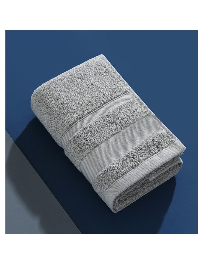 Beauenty Cotton increased by 90*180 men and women shower bath towel absorbent cotton gray bath towel.