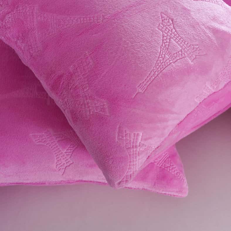 Pan Home Eiffel Tower 4-piece Comforter Set with Toy135x220cm - Pink - Image 4
