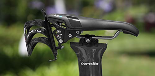 XLAB Delta 430 Single Bottle Rear Hydration System with Carbon Cage for Triathlon and Road Bikes - Image 3