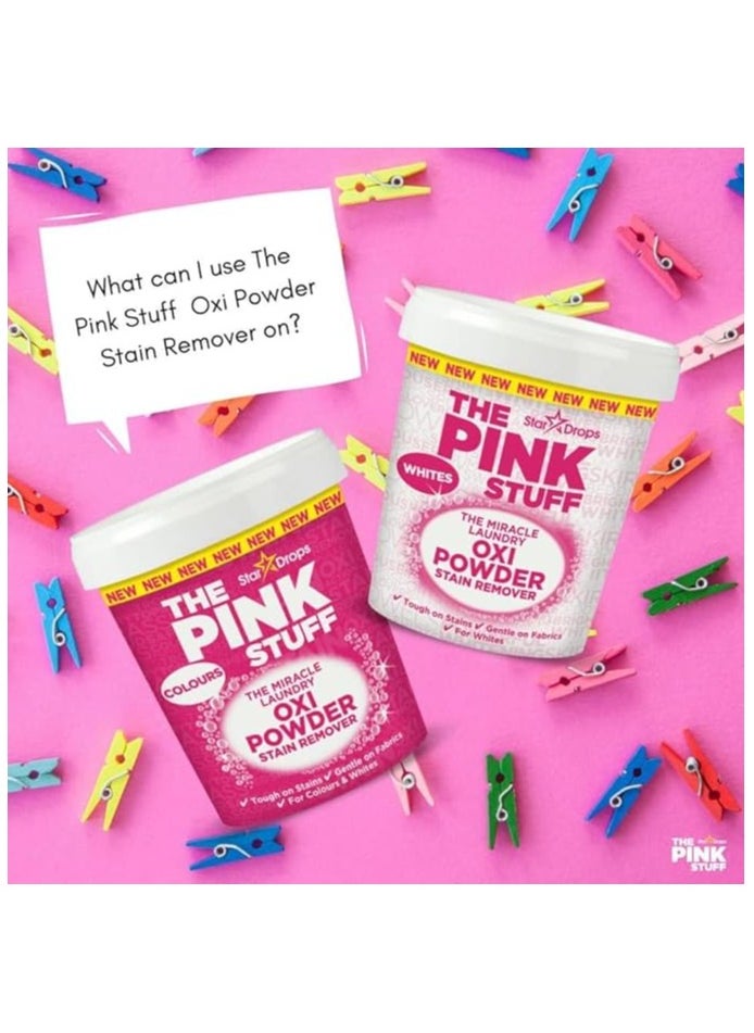 THE PINK STUFF - The Pink Stuff The Miracle Laundry Stain Remover For Colour Cloth - Oxi Powder 1kg - Image 1