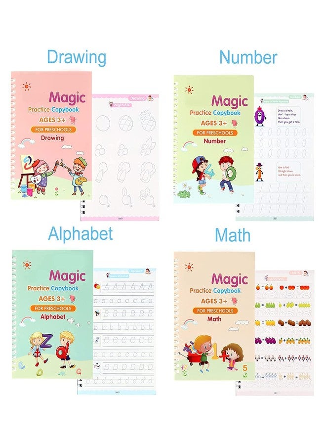 Toyfinity Magic Practice Copybook for Kids, Calligraphy Pens, Calligraphy Set for Beginners, Reusable Calligraphy for Kids, Handwriting Practice Copybook for Preschoolers - Image 5