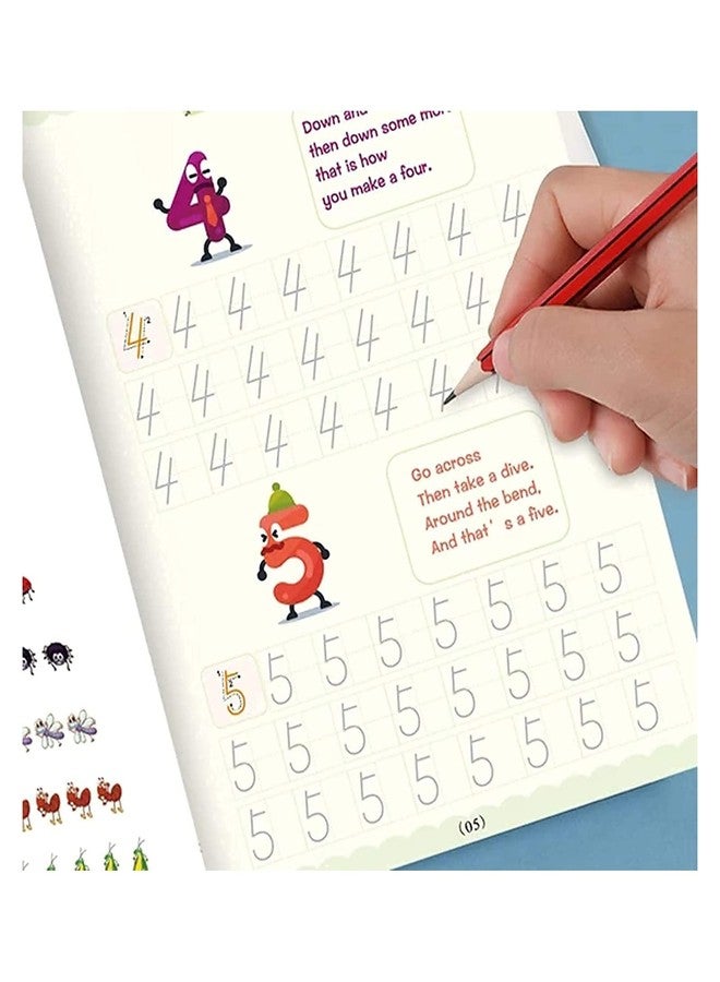 Toyfinity Magic Practice Copybook for Kids, Calligraphy Pens, Calligraphy Set for Beginners, Reusable Calligraphy for Kids, Handwriting Practice Copybook for Preschoolers - Image 2