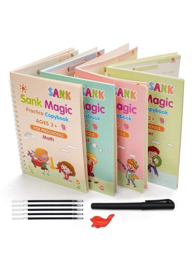Toyfinity Magic Practice Copybook for Kids, Calligraphy Pens, Calligraphy Set for Beginners, Reusable Calligraphy for Kids, Handwriting Practice Copybook for Preschoolers - Image 1