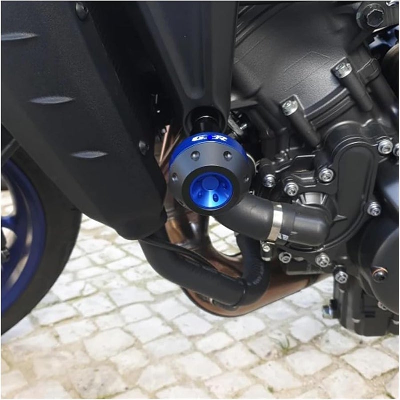 Red Motorcycle Frame Slider Crash Protection Compatible with GSR400 GSR600 GSR750 - Image 4