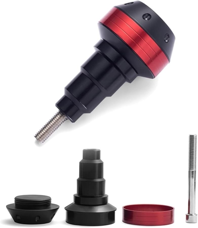 Red Motorcycle Frame Slider Crash Protection Compatible with GSR400 GSR600 GSR750 - Image 5