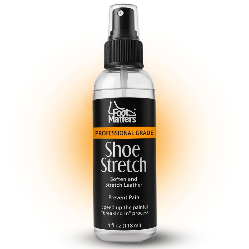 FootMatters Professional Boot & Shoe Stretch Spray â€“ Softener for Leather, Suede, Nubuck, Canvas â€“ 4 oz - Image 1