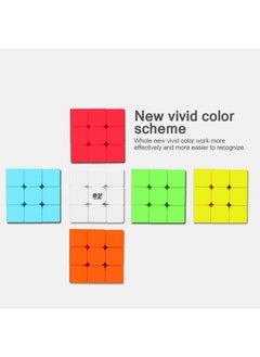 D-FantiX D-FantiX QY Toys Warrior 3x3 Speed Cube Stickerless 3x3x3 Magic Cube Puzzles  - Image 2