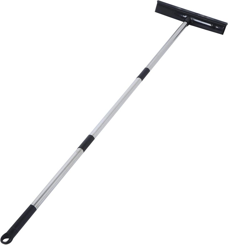 klarako Squeegee Edge Dust Removal Carpet Broom, Floor Cleaner Broom, Multifunction 48.0in Cleaning Tool Carpets for Floors(Black) - Image 4