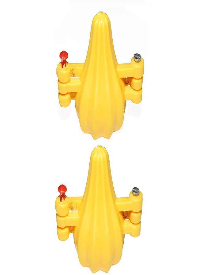 BRUSHFINCH Modak and Momos Plastic Mould Sacha for Ganesh Chaturthi Festival Modak Shape, modak Pie Chocolate Baking Candy Jelly Mould Pack of 2 Sides: 5cm and 6Cm, Medium, Random Color. - Image 1