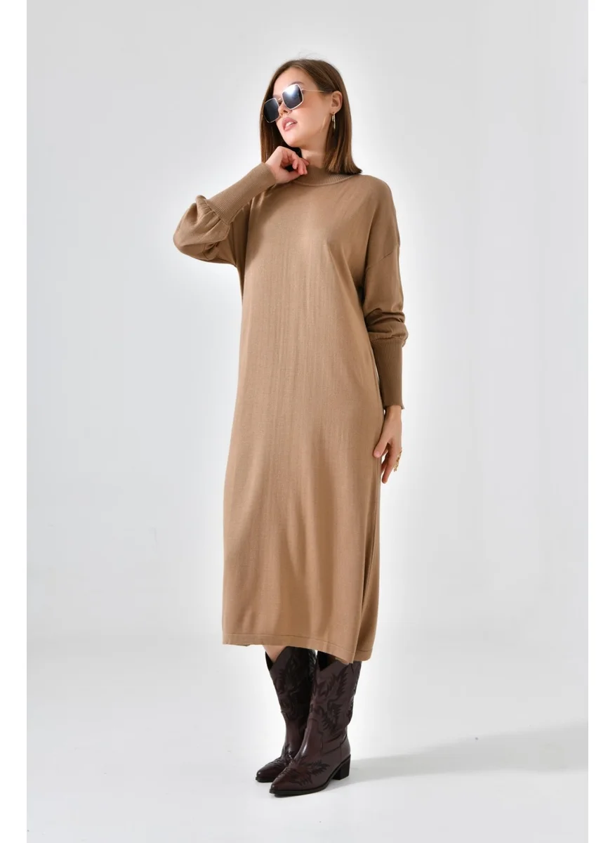 Garmi Women's Plain Basic Tunic Beige