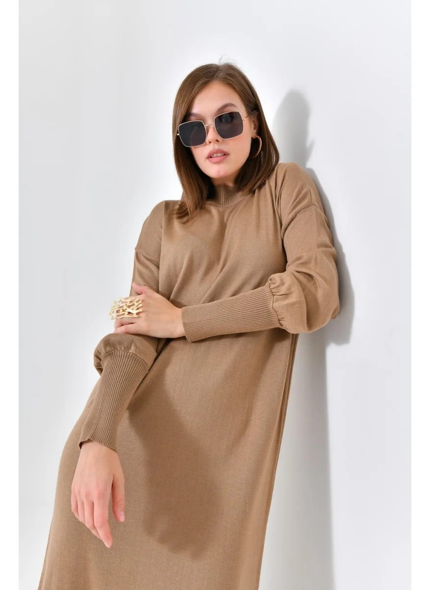 Garmi Women's Plain Basic Tunic Beige