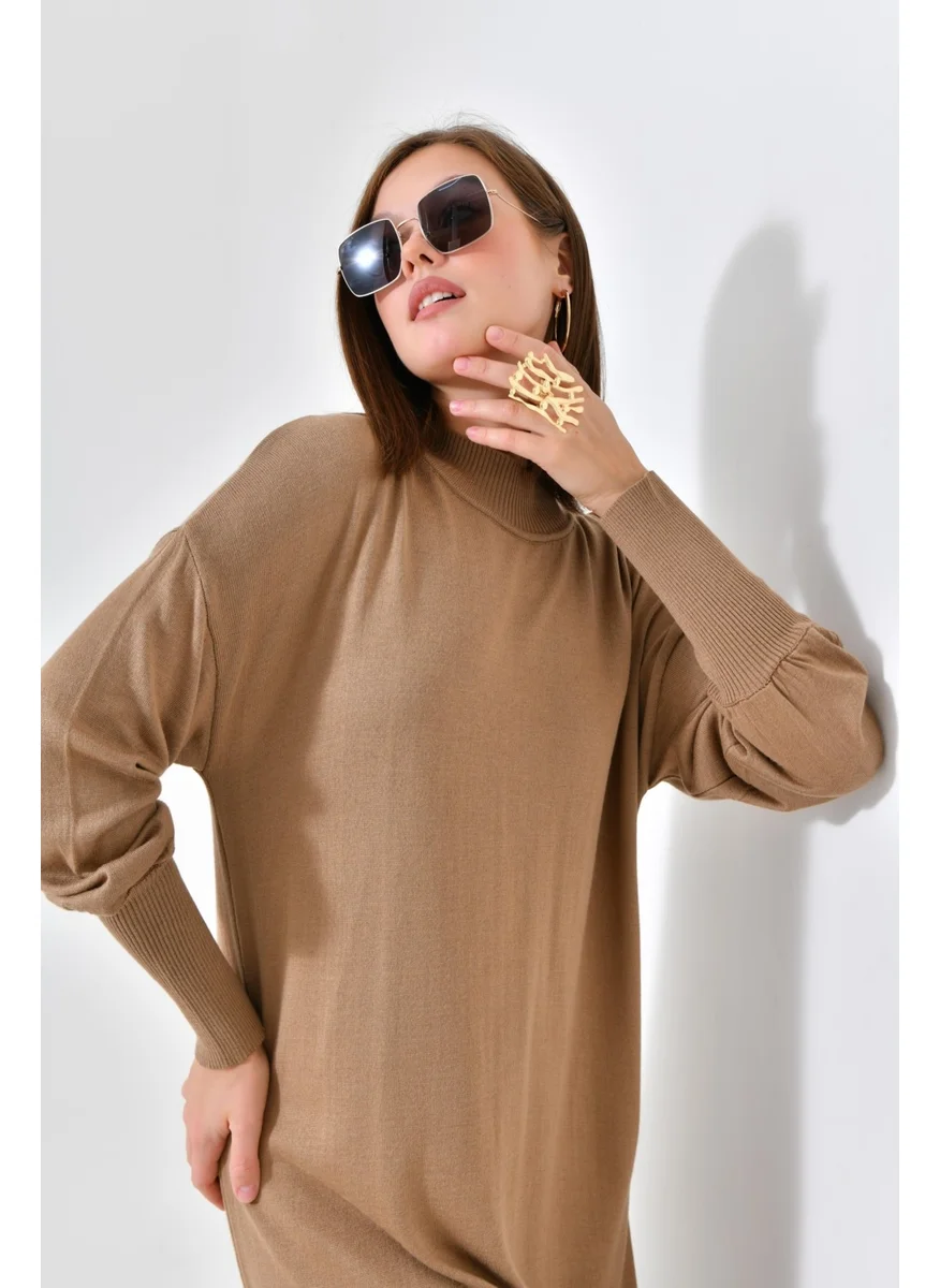 Garmi Women's Plain Basic Tunic Beige
