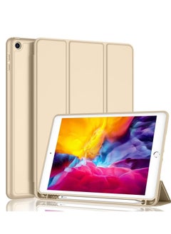 New Smart Case with Pencil Holder for iPad Mini 1/2/3/4/5 – Tri-Fold Smart Case with Soft TPU Back, Auto Wake/Sleep, Dustproof & Anti-Fingerprint, Dual Angle Viewing Stand