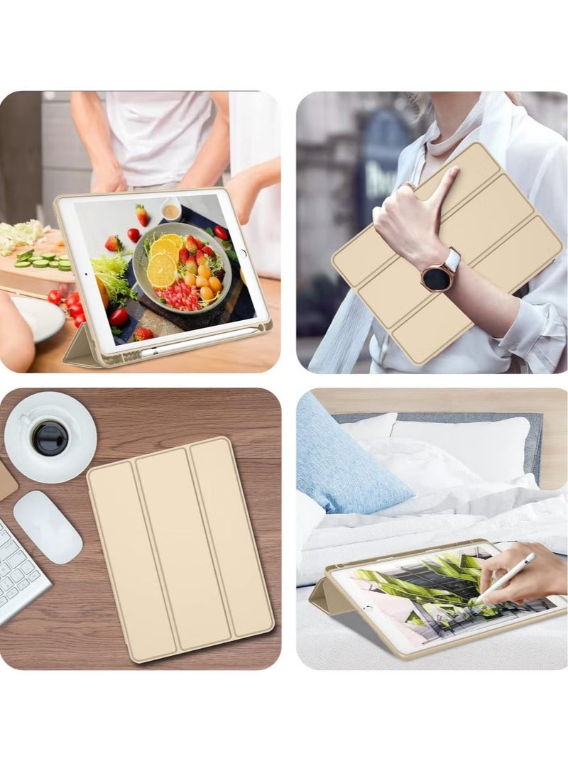 JAJEEK - New Smart Case with Pencil Holder for iPad Mini 1/2/3/4/5 – Tri-Fold Smart Case with Soft TPU Back, Auto Wake/Sleep, Dustproof & Anti-Fingerprint, Dual Angle Viewing Stand - Image 1