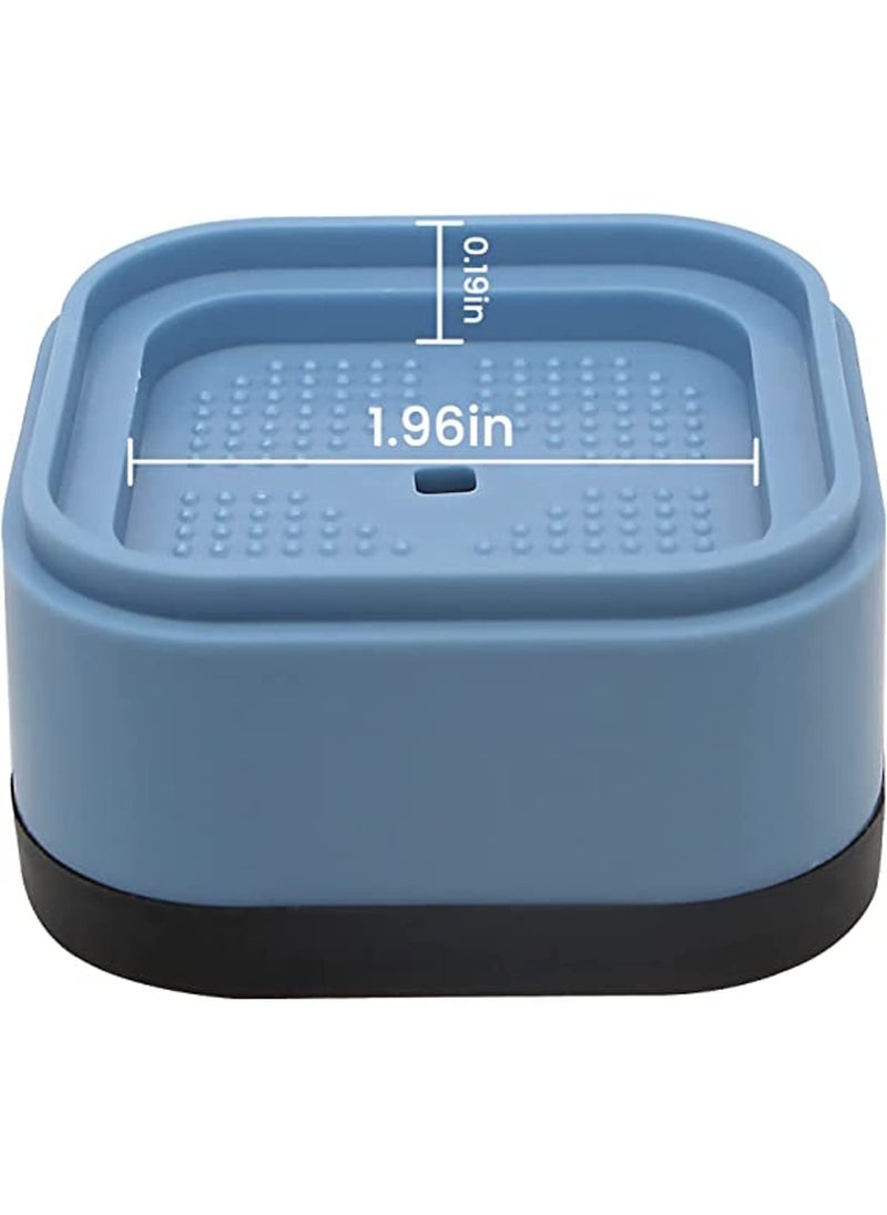 YANCI YANCI Bed Riser Furniture Risers Anti Vibration Floor Pads Noise Cancelling Foot Stackable Non Slip Protector Heavy Duty Bed Table Leg Extender for Furniture Refrigerator Set of 4  - Image 4
