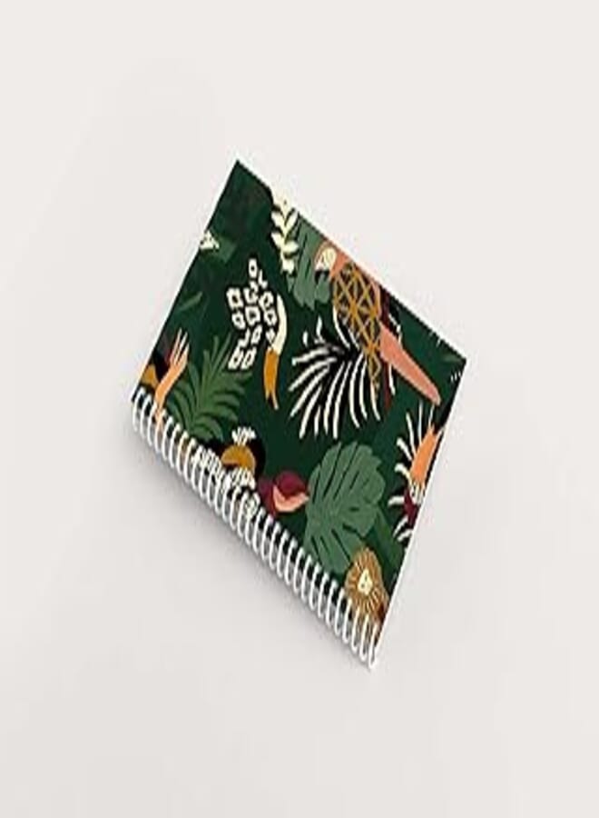 Premium 100 Pages Notebook - Forest Colors Silent (15 x 8cm)