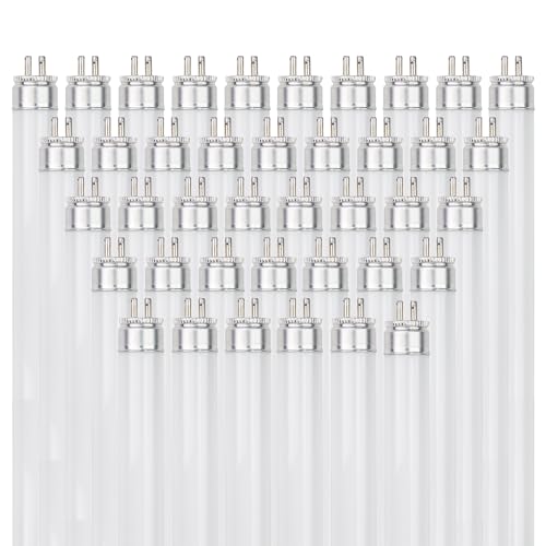 Sunlite 30305 F14T5/835 2 Foot T5 Linear Fluorescent Lamp, 14 Watts, 1200 Lumens, 3500K Neutral White, Miniature G5 Bi-Pin Base, ROHS Compliant, High Performance Straight Tube, 40 Pack - Image 1