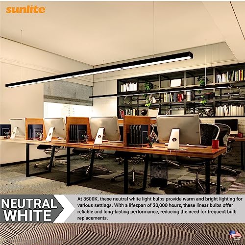 Sunlite 30305 F14T5/835 2 Foot T5 Linear Fluorescent Lamp, 14 Watts, 1200 Lumens, 3500K Neutral White, Miniature G5 Bi-Pin Base, ROHS Compliant, High Performance Straight Tube, 40 Pack - Image 5